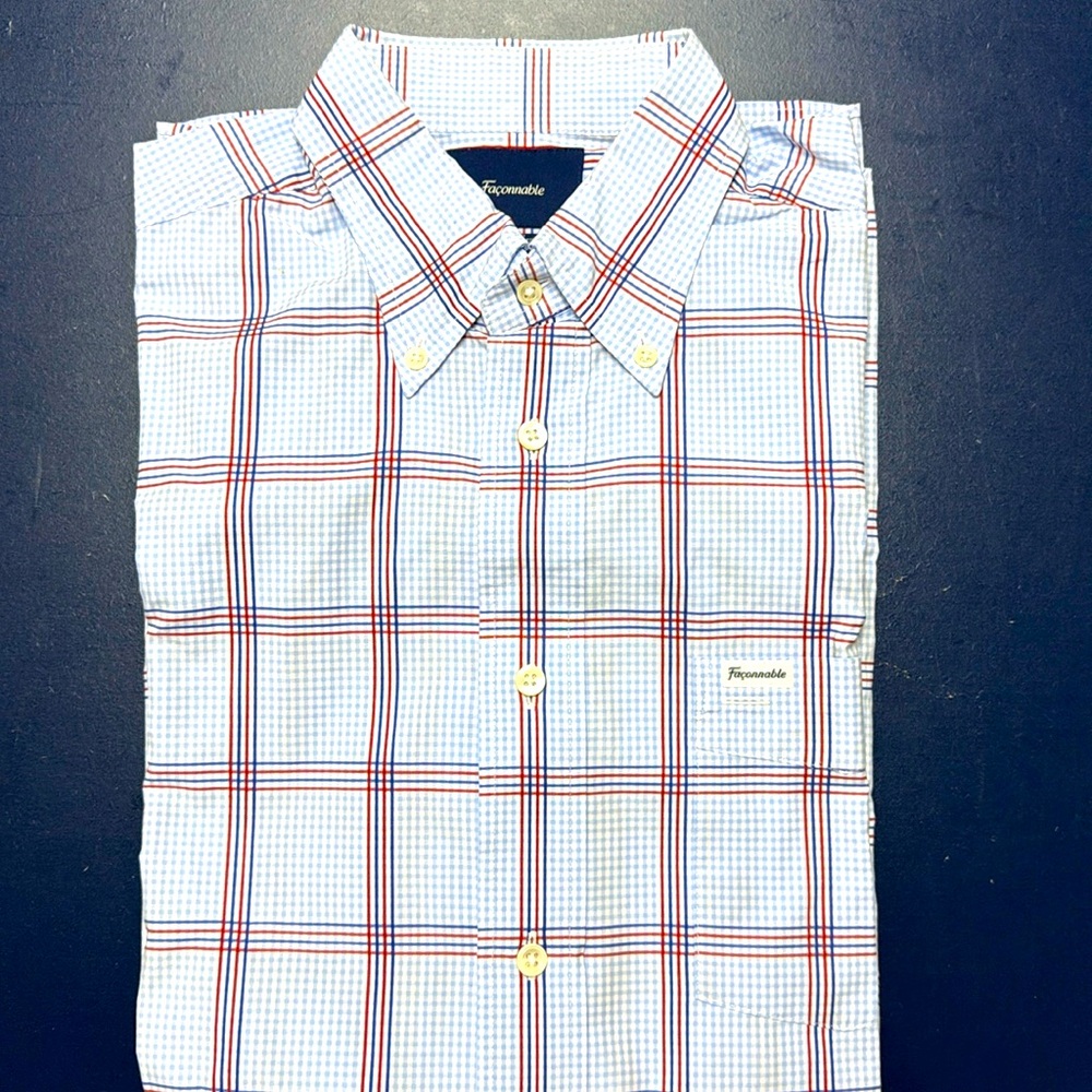 Long sleeve button down mens shirt